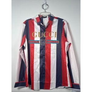 Women's shirt ong sleeves multicolor Stripes logo